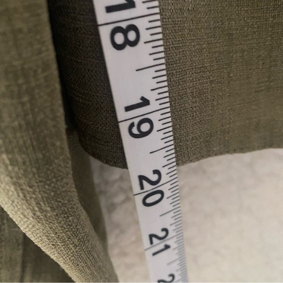 Armani Collezioni Size 4 Blazer Jacket Green vintage boxy - Picture 10 of 11